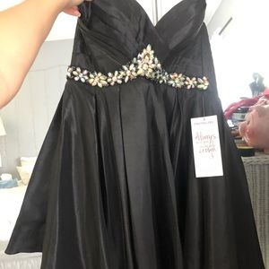Black Formal Skater Dress